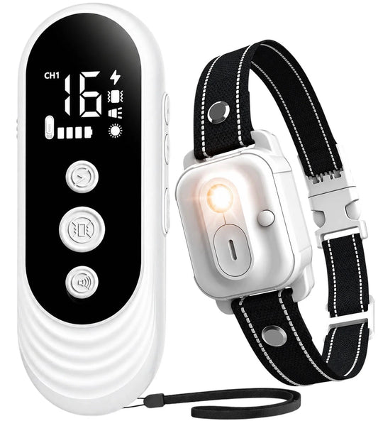 Ultimate Dog Training Collar with 3300Ft Remote Range - Waterproof, Rechargeable, Safe Shock & Vibration Modes for All Dog Sizes (8-120 Lbs)